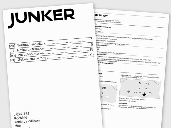 JUNKER user manual