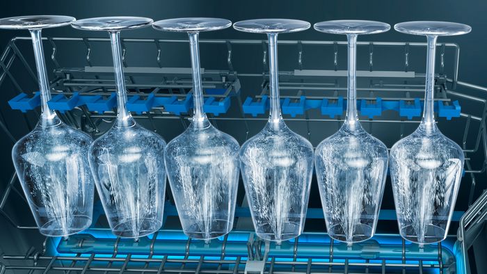 Siemens-astianpesukoneet - herkät lasiastiasi: hellävaraisesti puhdistettuina, tahrattomaksi kuivattuina