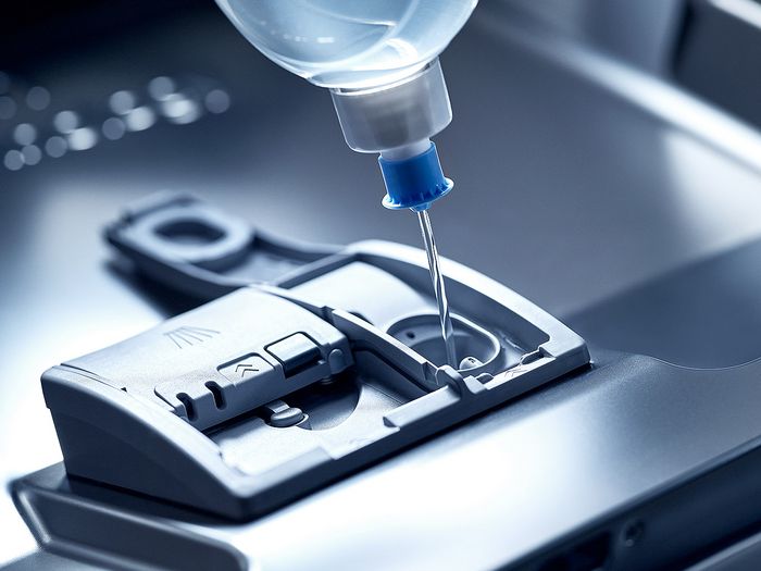 Siemens dishwasher: Top up the salt & add rinse aid