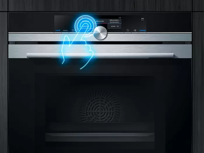 Display touch del forno