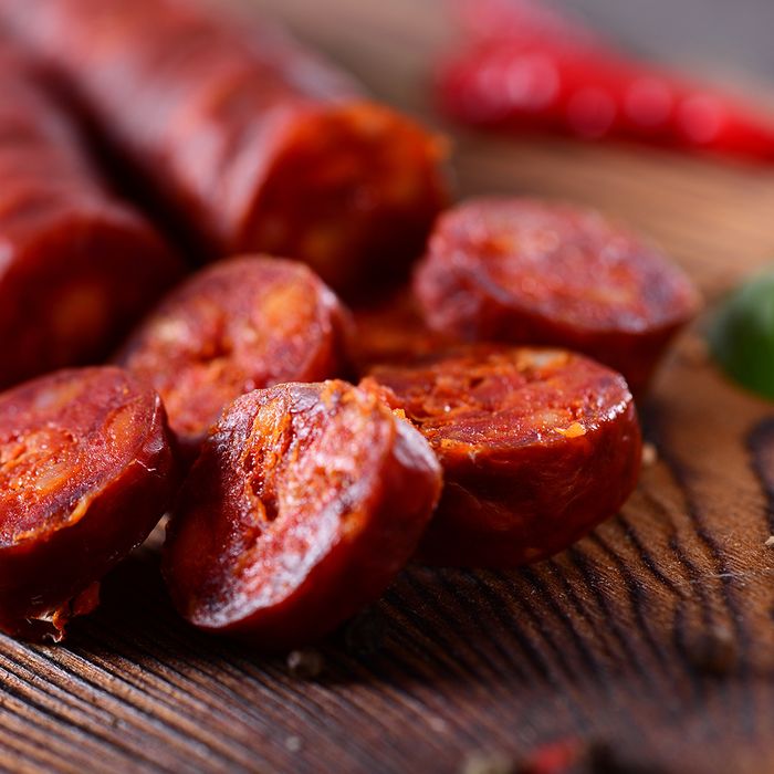 diced chorizo