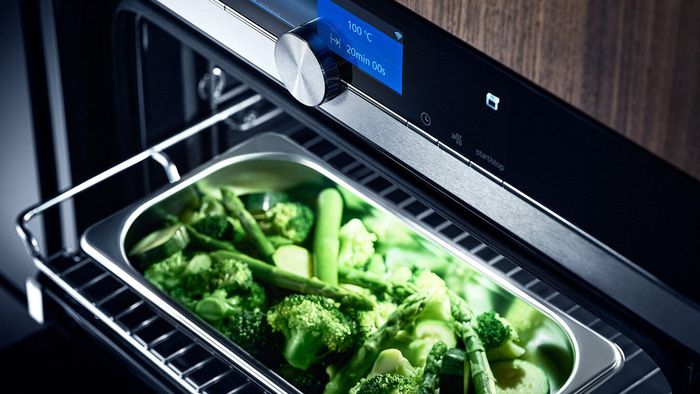 Cocina con vapor