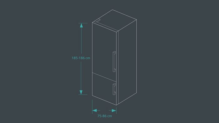 Dimensioni frigorifero XL