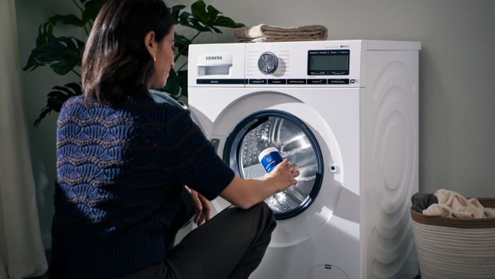 Siemens domácí spotřebiče – Otevřený zásobník na prací prostředky