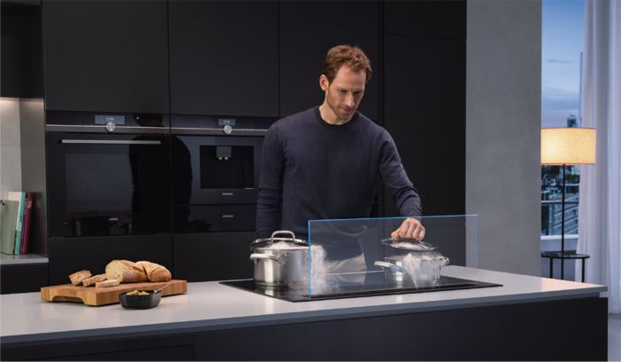 Man using a Siemens kitchen