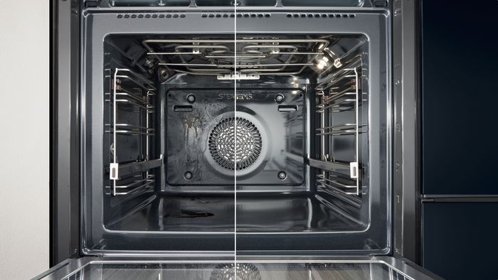 An oven that cleans itself