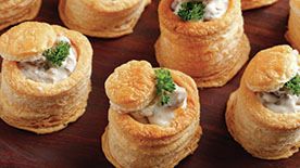Double Spiced Chicken Vol au Vents