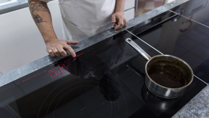 Crema de castañas para la receta de jarrete