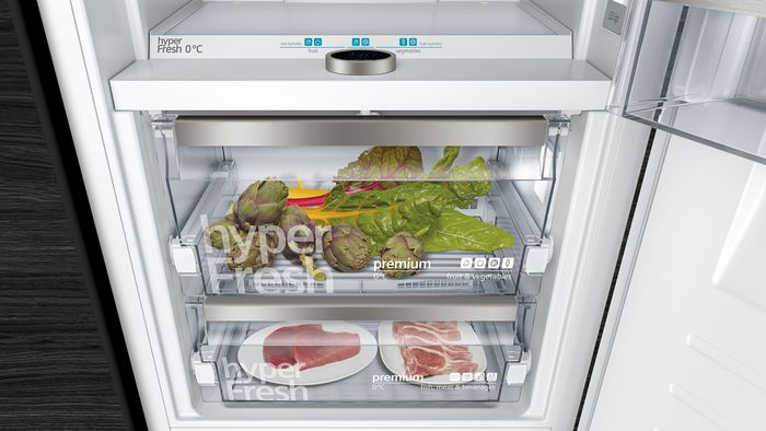 Conservar alimentos en el frigorífico Siemens