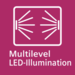 Multi-level LED-illumination