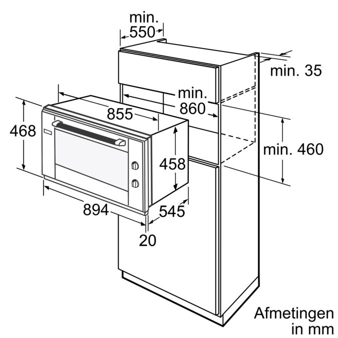 HB933R50 Inbouw Bakoven Siemens Huishoudapparaten NL