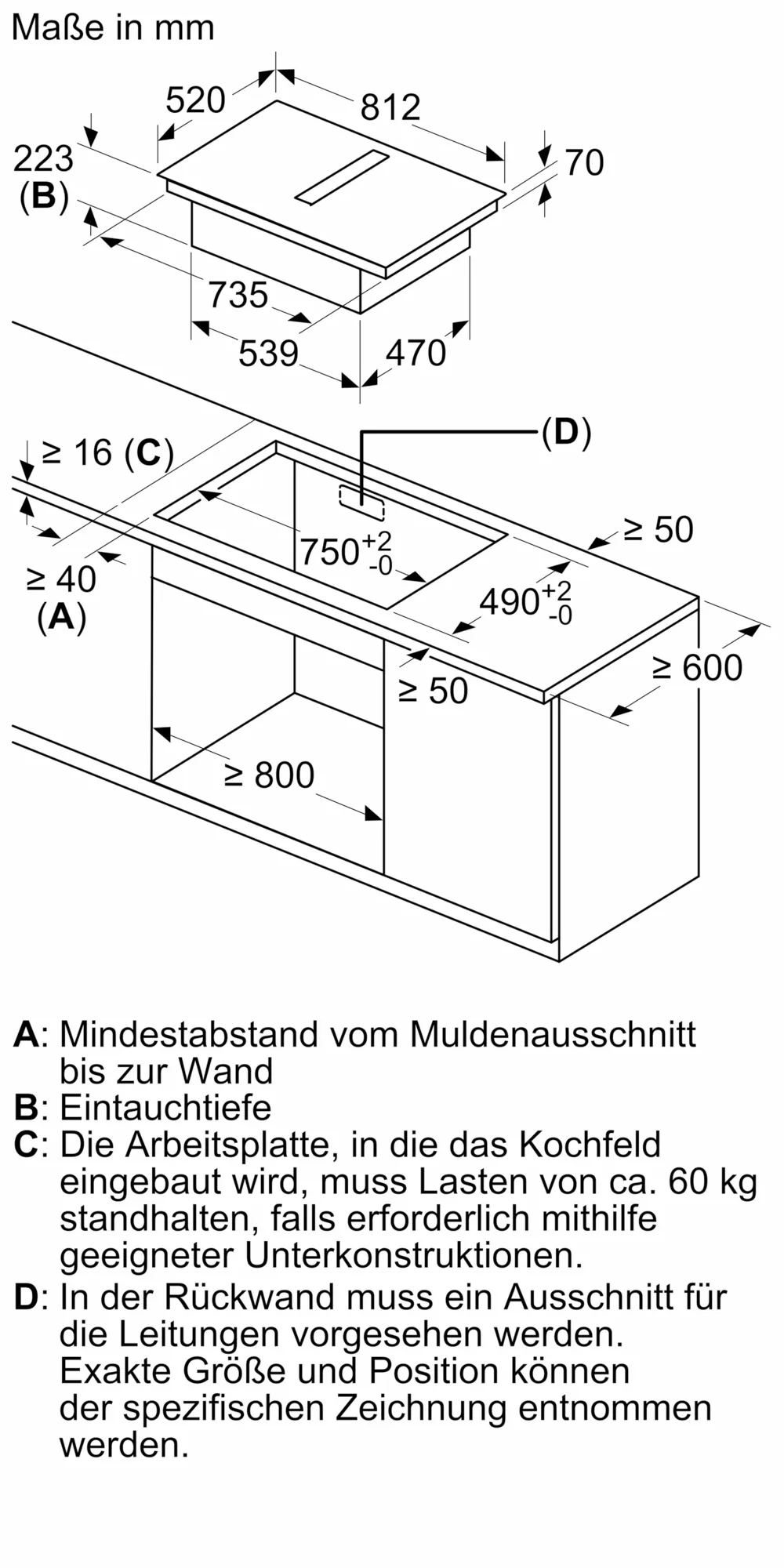 Ex Nx E Kochfeld Mit Dunstabzug Induktion Siemens Hausger Te De