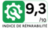 Indice de réparabilité 9.3 de 1 à 10