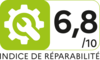 Indice de réparabilité 6.8 de 1 à 10