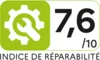 Indice de réparabilité 7.6 de 1 à 10