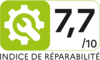Indice de réparabilité 7.7 de 1 à 10
