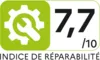 Indice de réparabilité 7.7 de 1 à 10