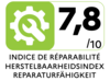Reparatie-index 8.6 van 1 tot 10
