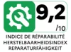 Reparatie-index 9.2 van 1 tot 10