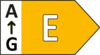 Energy label E from G to A