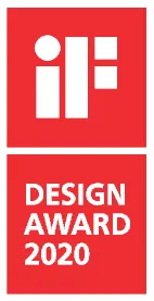 Visual badge of the award