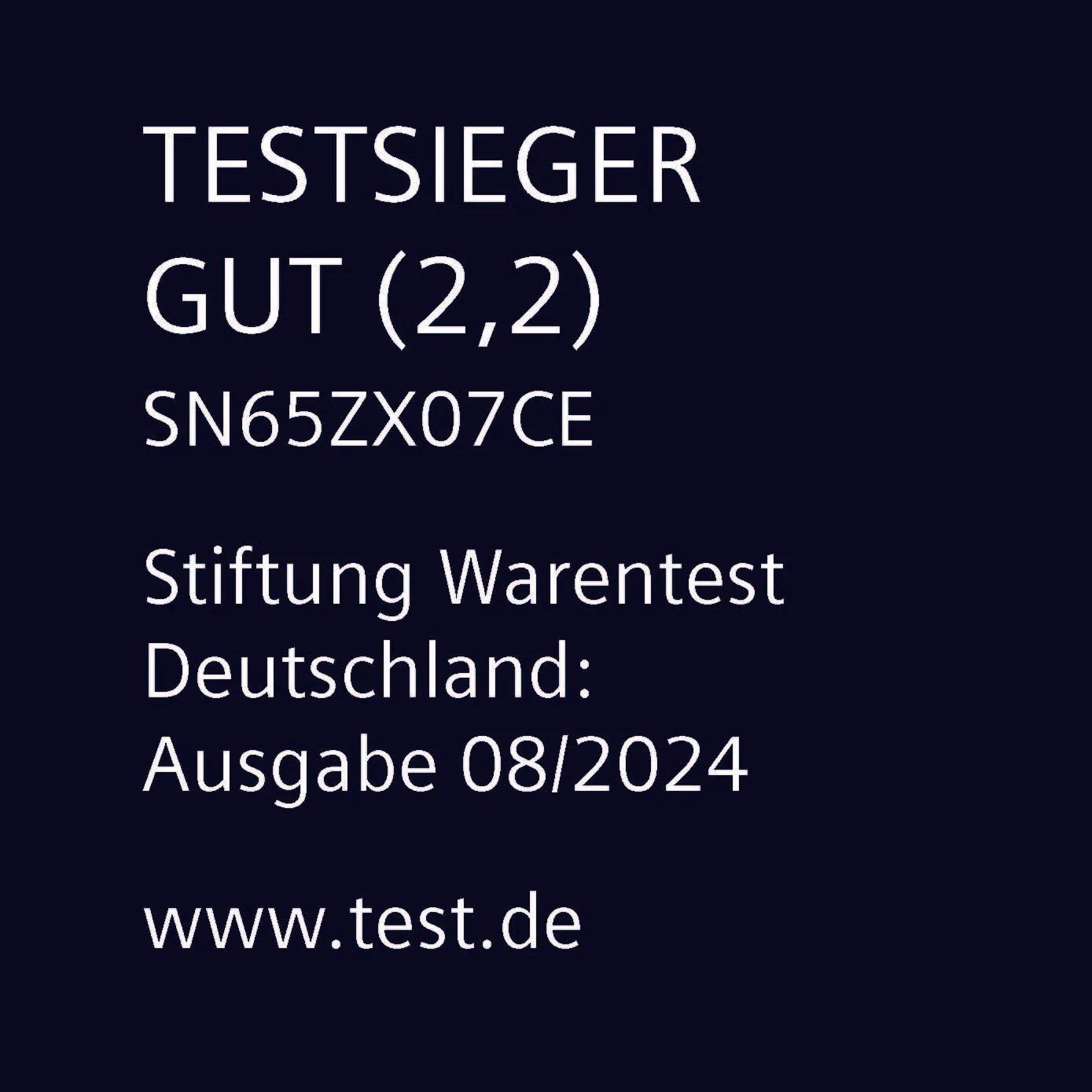 SN65ZX07CE Vollintegrierter Geschirrspüler | Siemens Hausgeräte AT