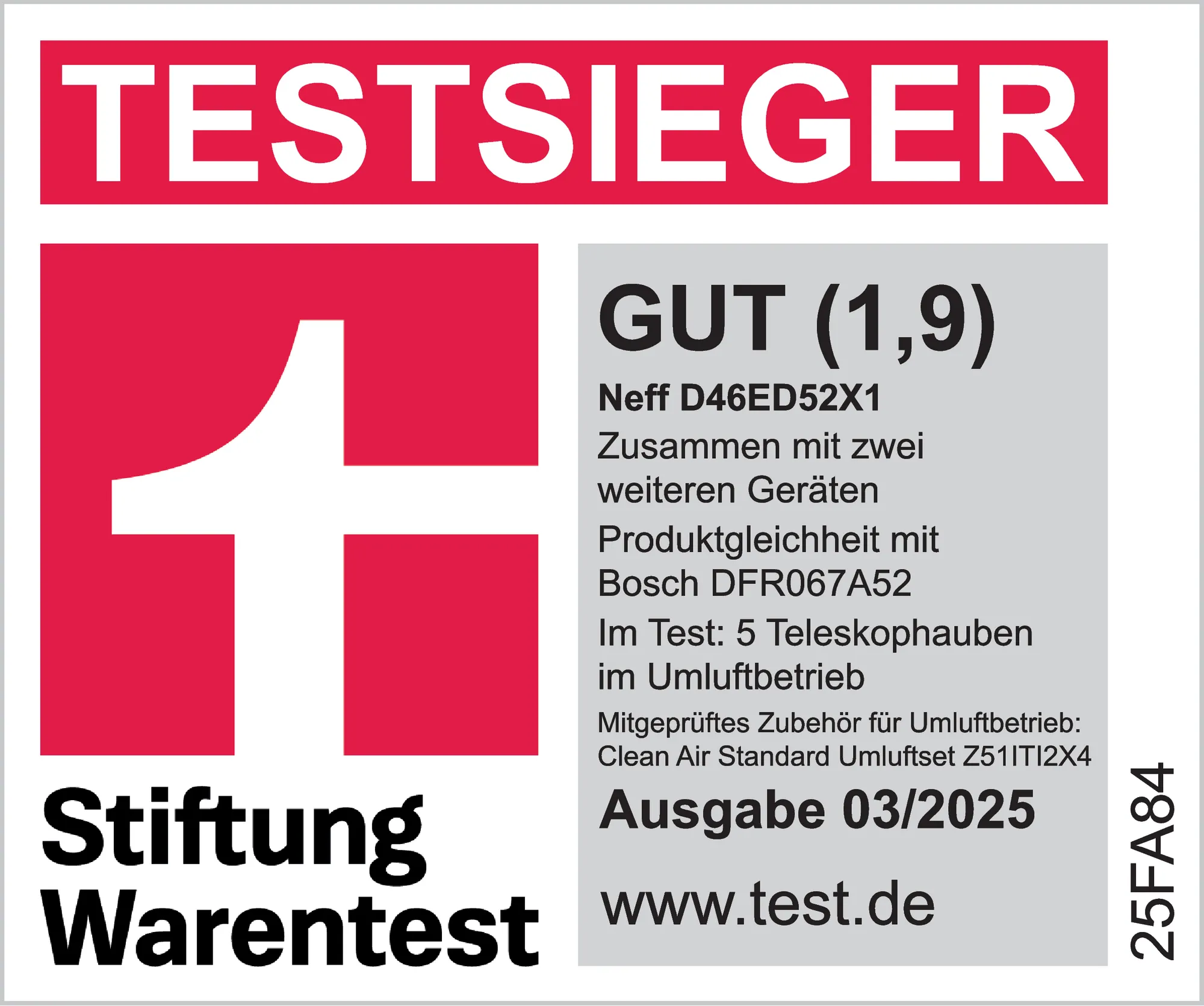 Visuelles Abzeichen der Auszeichnung