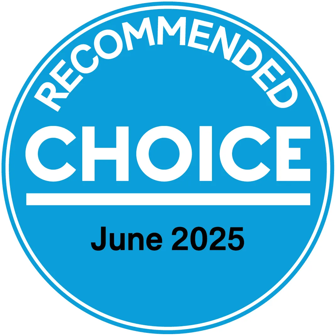 Visual badge of the award