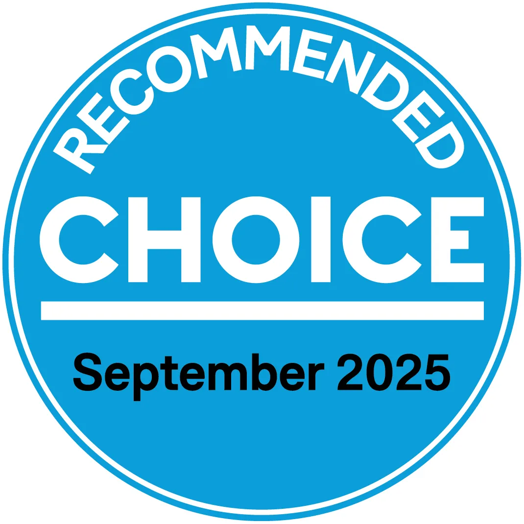 Visual badge of the award