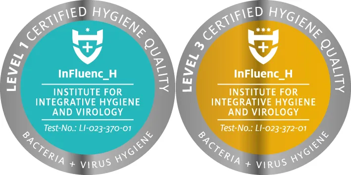 Visual badge of the award