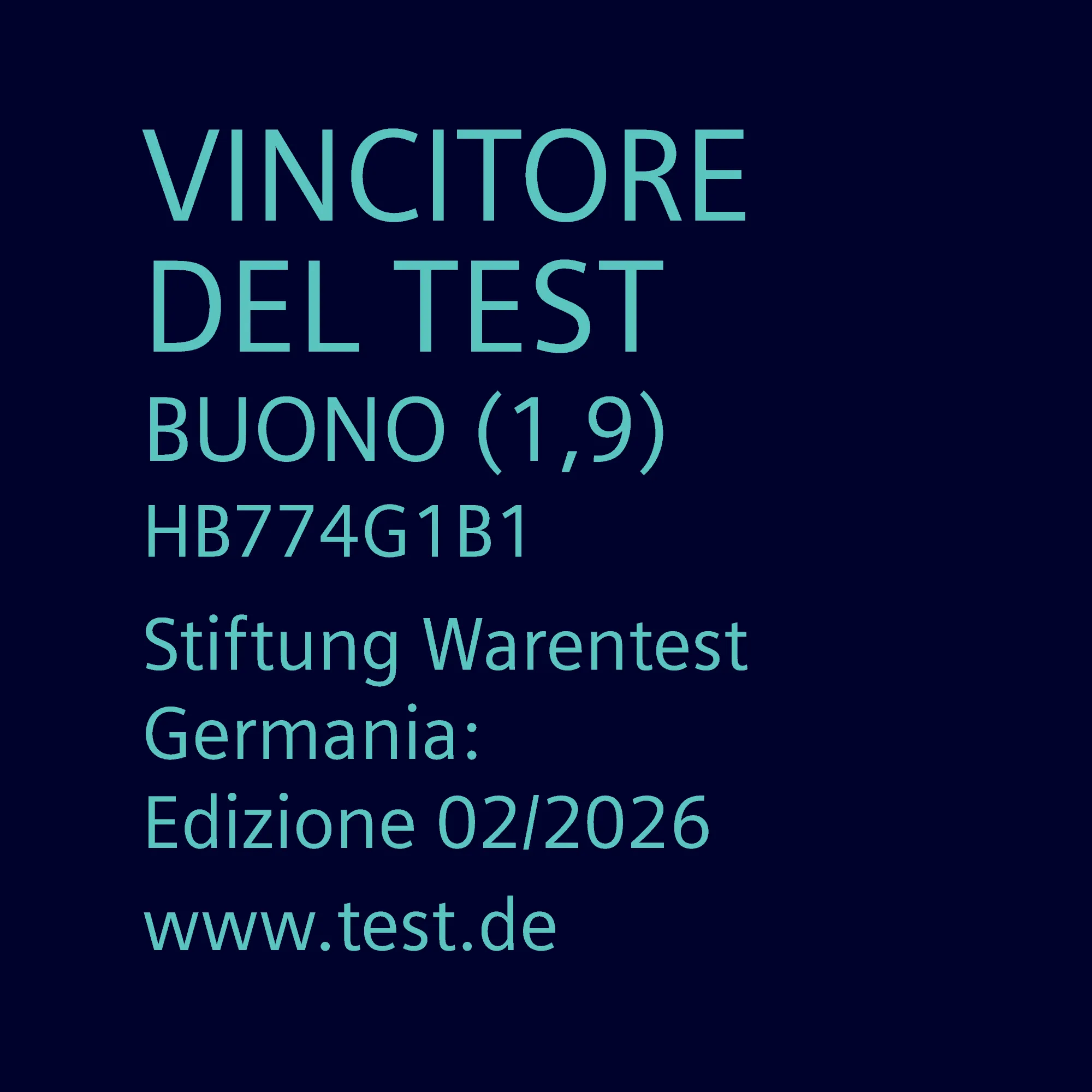 Distintivo visivo del premio