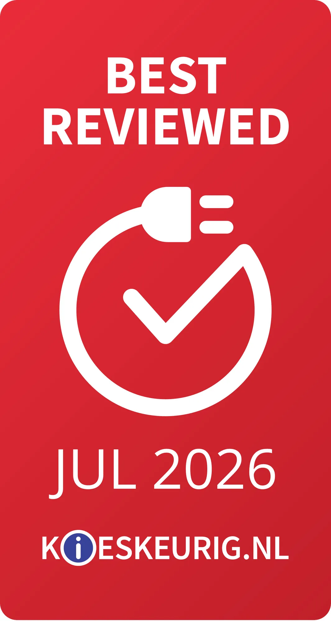 Visuele badge van de award