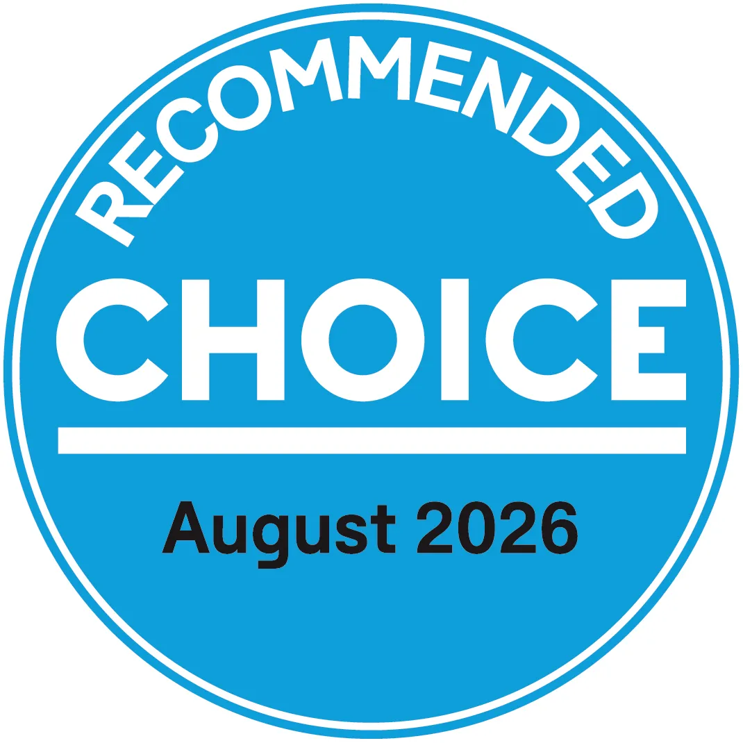 Visual badge of the award