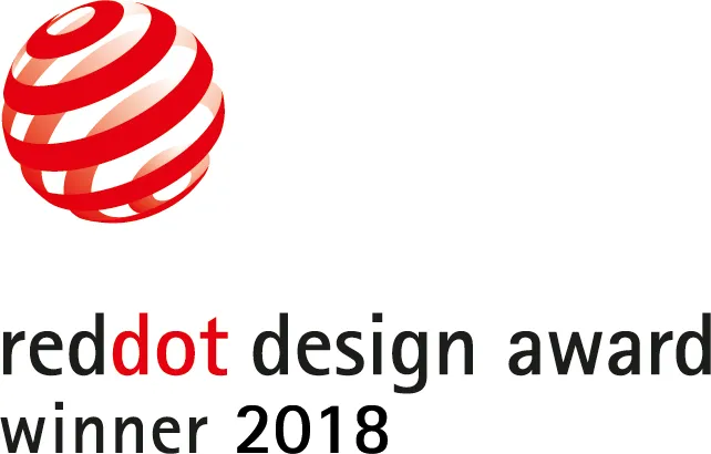 Visual badge of the award