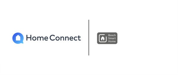Home Connect Logo und Bosch Smart Home Logo