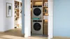 Bosch Compact Laundry, washer and dryer stacked upon each other