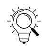 Icon Gl&uuml;hbirne