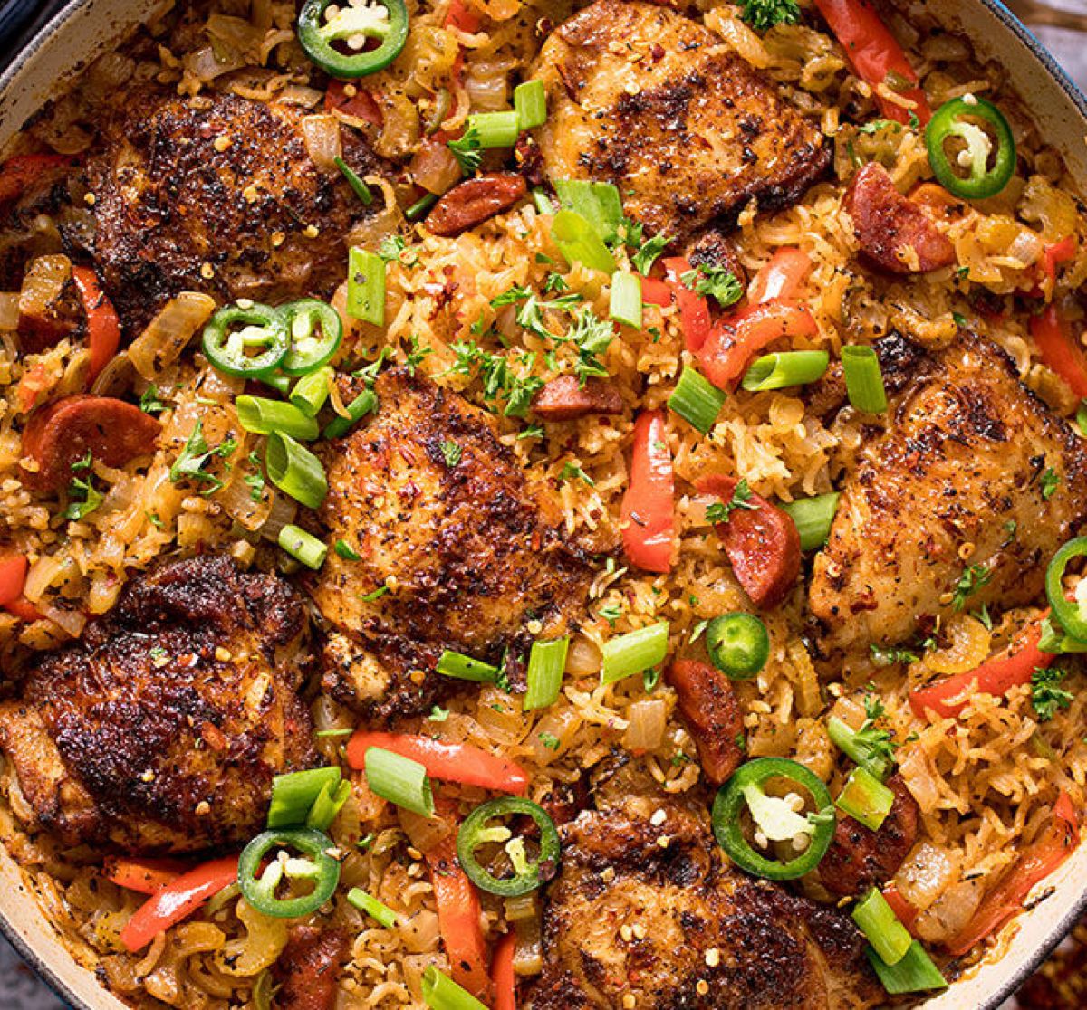 Recipe: Mardi Gras - Blackened chicken with dirty rice | NEFF