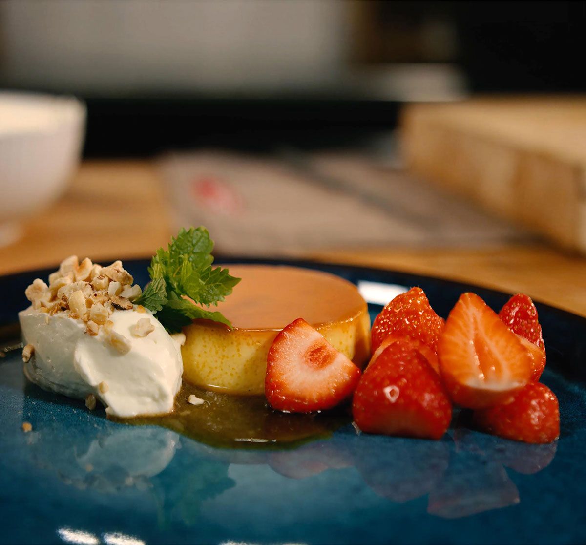 Oppskrift Karamellpudding i dampovn