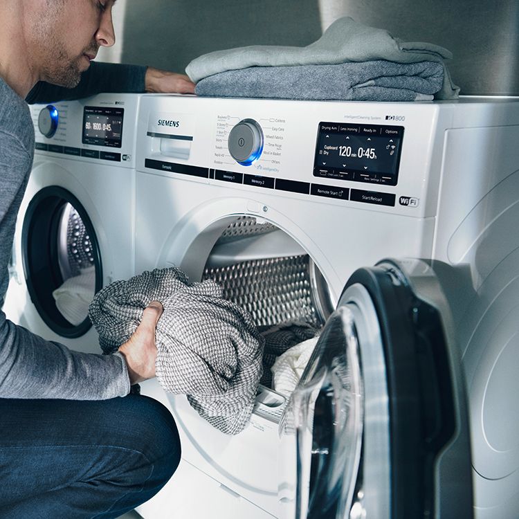 Cuánta ropa cabe en una Secadora de 8 o 9 kilos? | SIEMENS