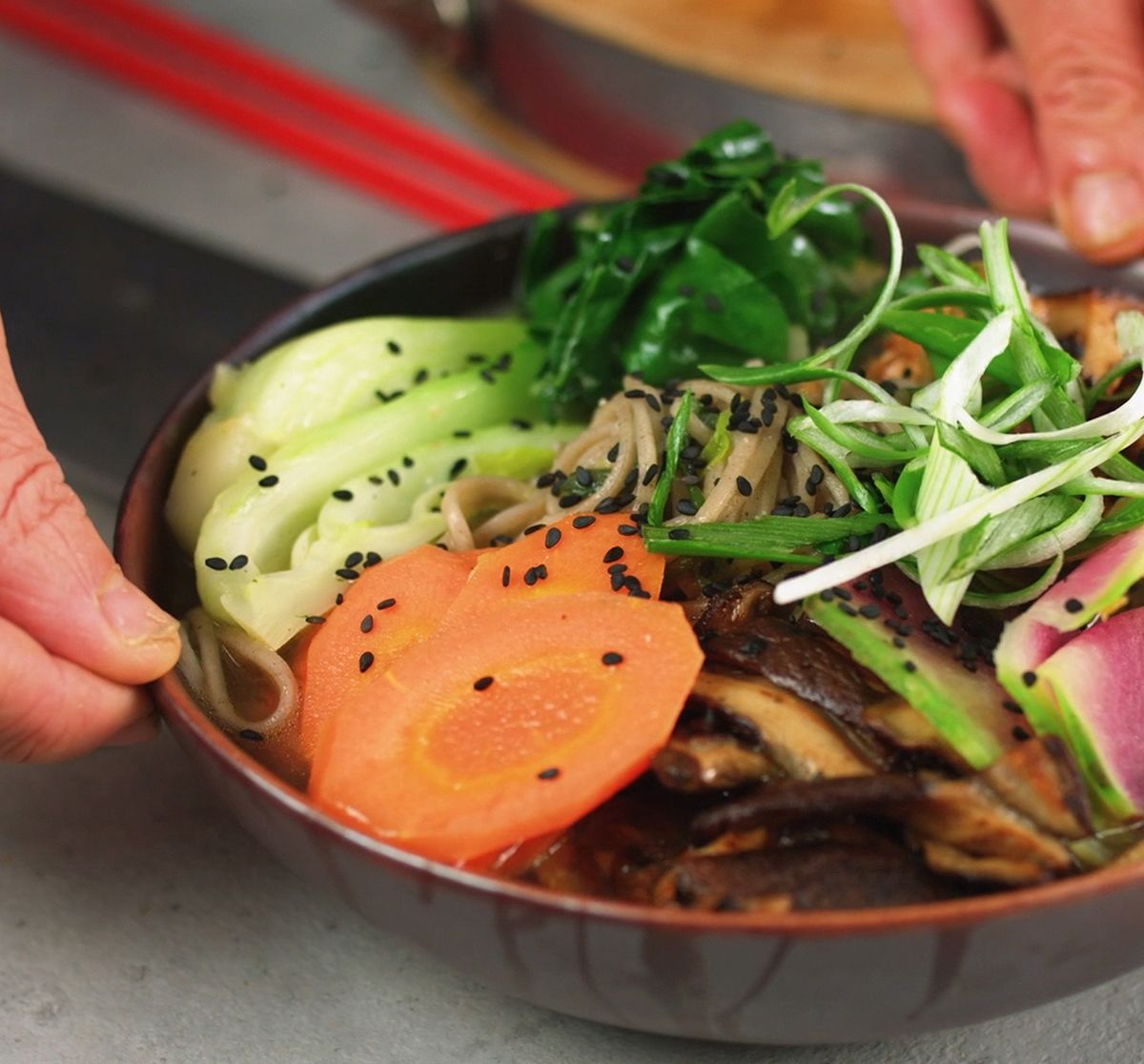 Recipe Vegan Soba Noodle Soup NEFF