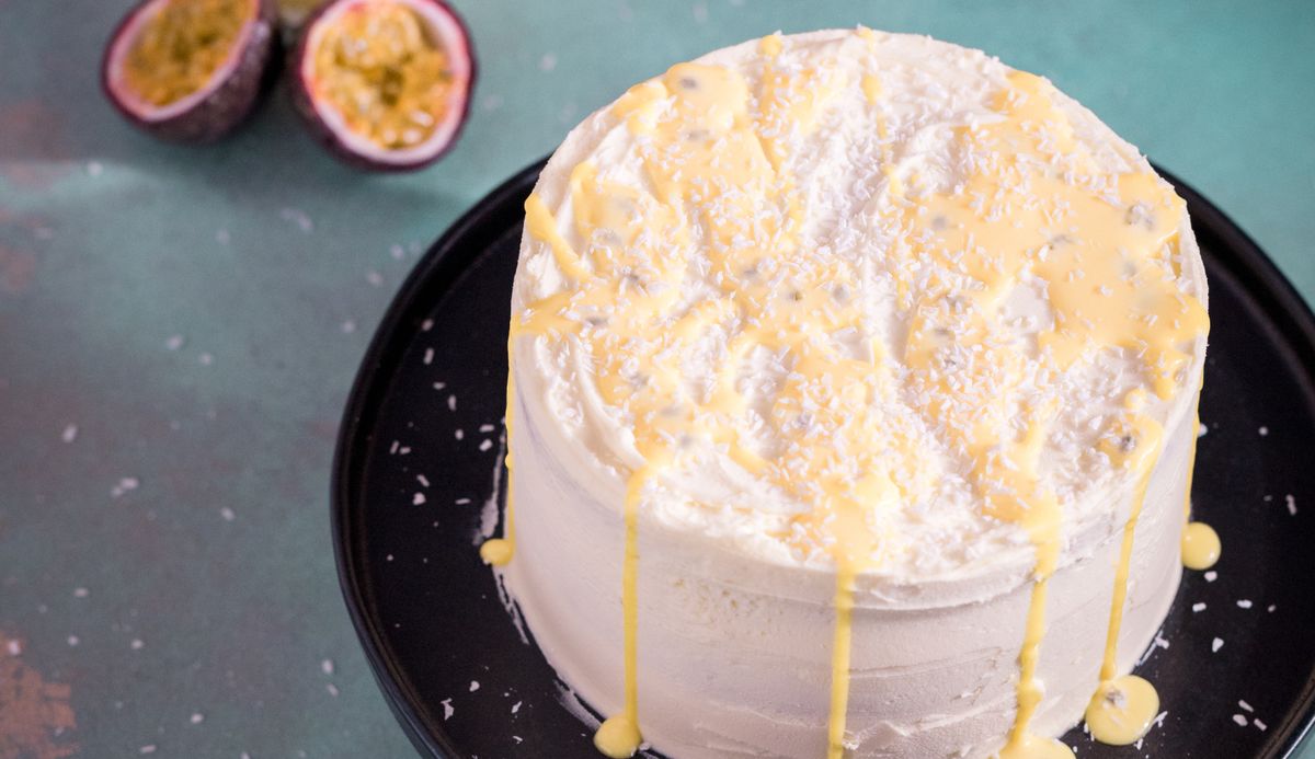 Passionfruit and White Chocolate Cake Recipes NEFF UK