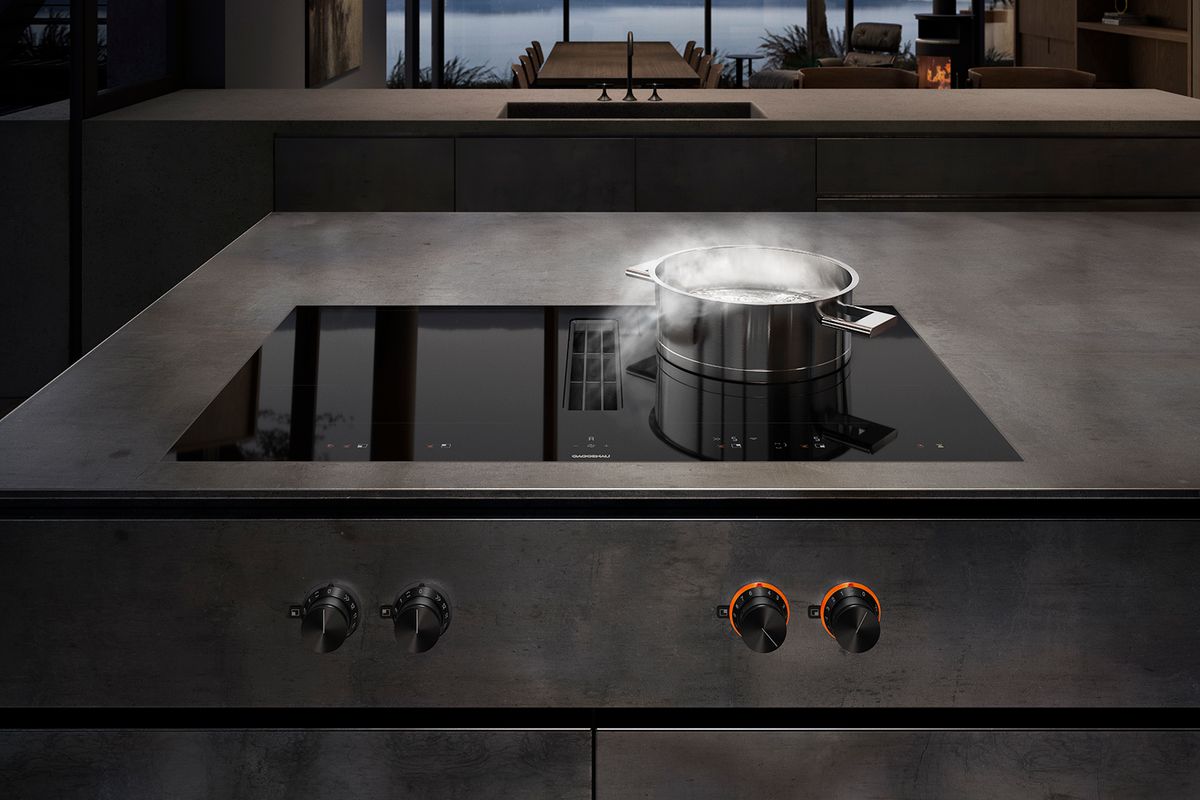 induction cooktop venting