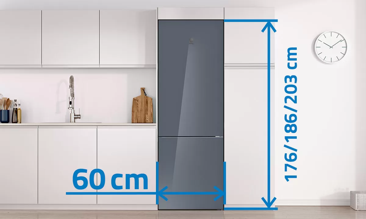 ¿Cuáles son las medidas de un frigorífico combi?