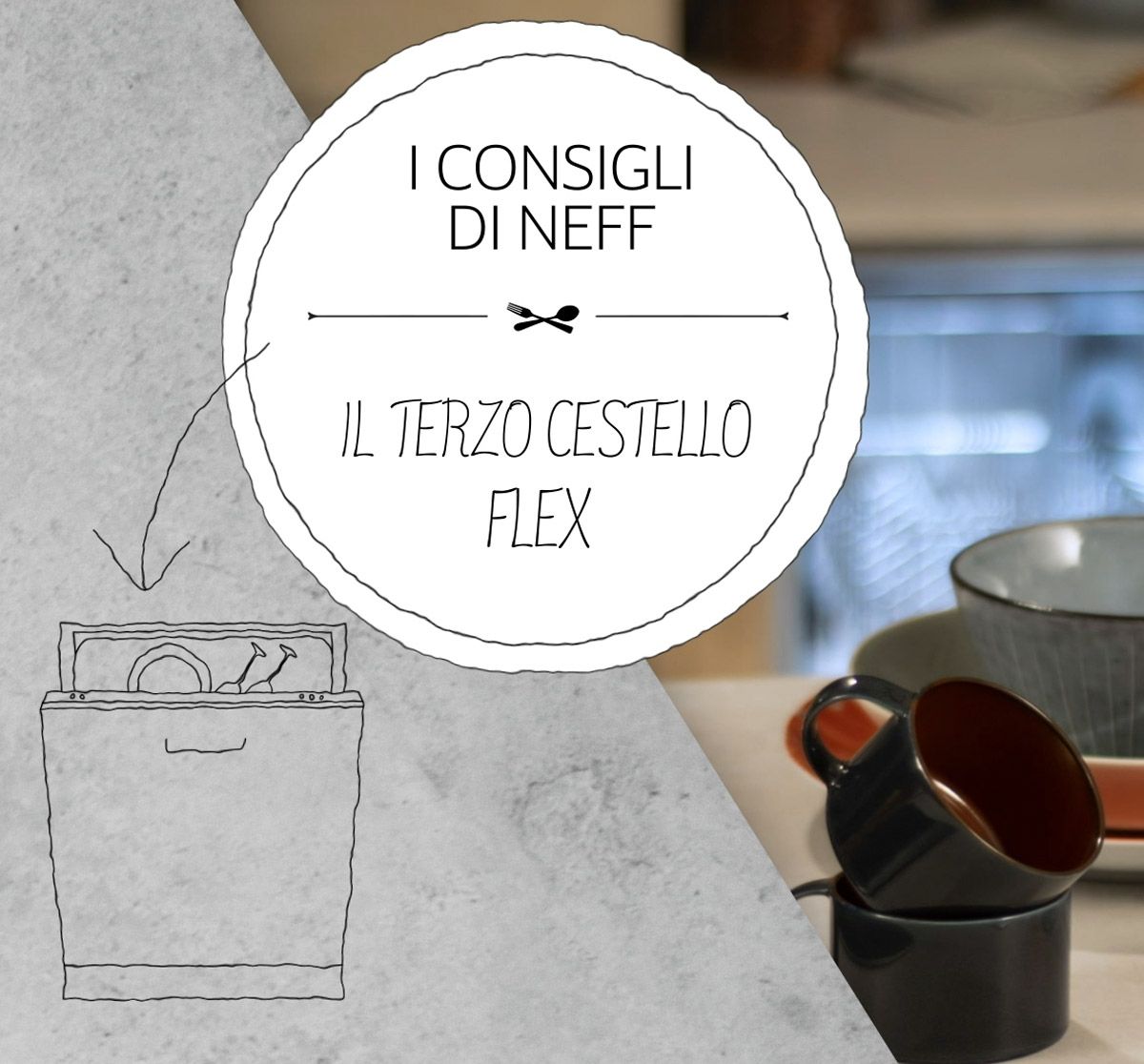 Cestello Portaposate Premium Per Lavastoviglie - Organizzatore In Plastica 20x12x12 Cm - Per Una Pulizia Impeccabile E Ordinata