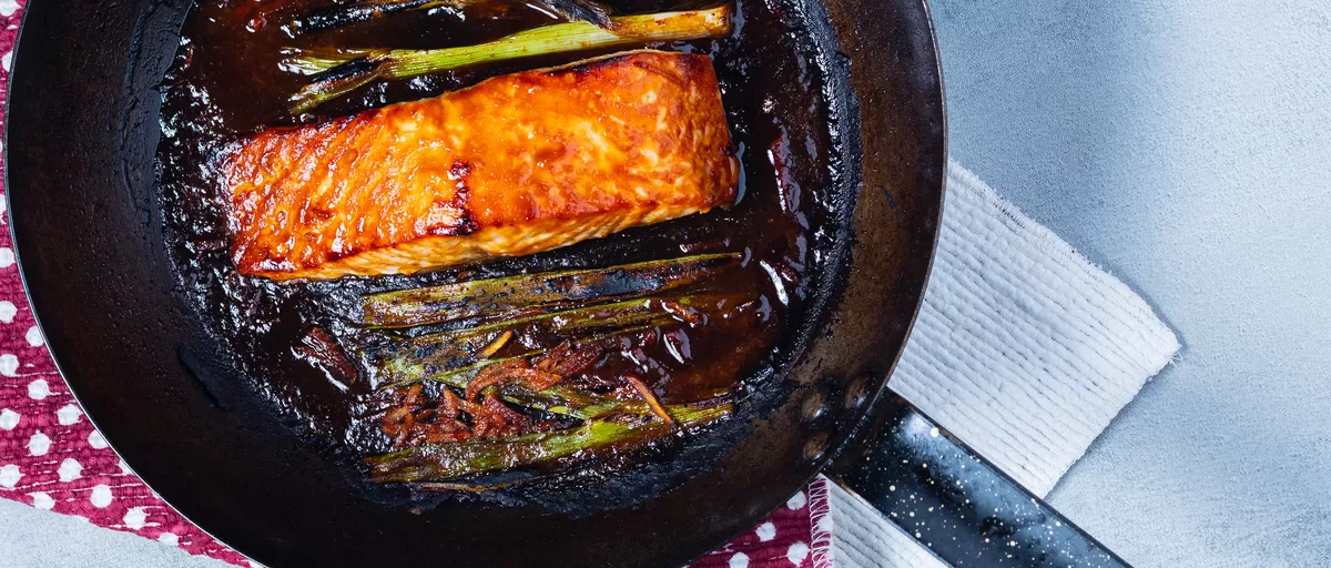 Honey Glazed Miso Salmon