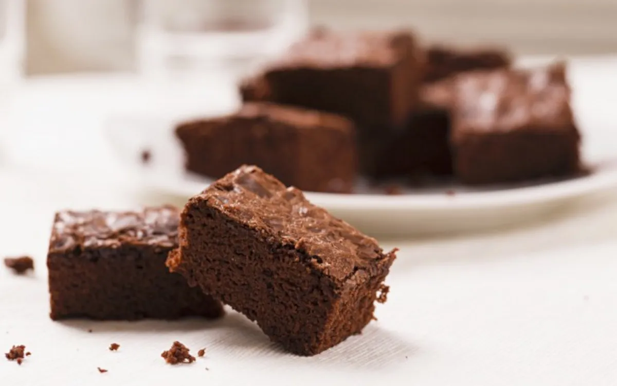 Vegetarische Brownies.