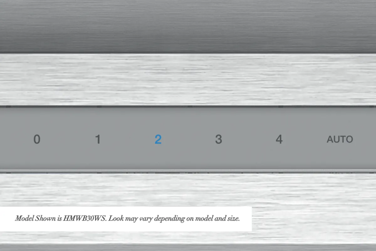 4 Fan speeds for the perfect air flow for any cooking situation