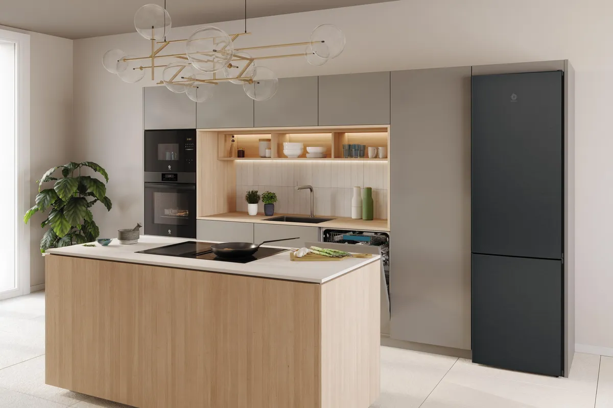 Cocina abierta al salon Balay