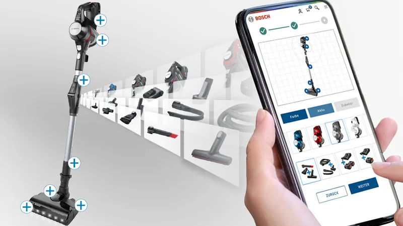 Stel jouw eigen MyUnlimited steelstofzuiger samen. Tijdelijk € 100,- korting.